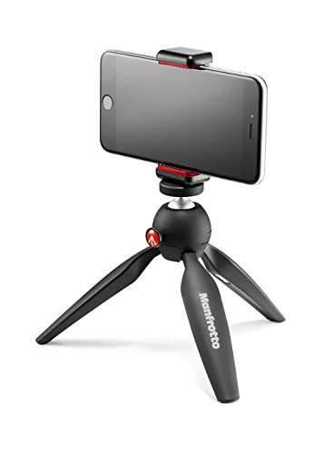 Manfrotto Stand for Universal Cell Phone, with A Bonus ZAYKiR Adapter, Rotates Vertical and Horizontal