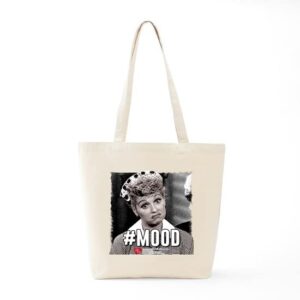 CafePress I Love Lucy #Mood Tote Bag Natural Canvas Tote Bag, Reusable Shopping Bag