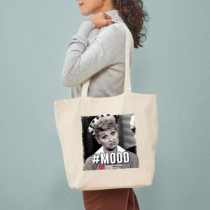 CafePress I Love Lucy #Mood Tote Bag Natural Canvas Tote Bag, Reusable Shopping Bag