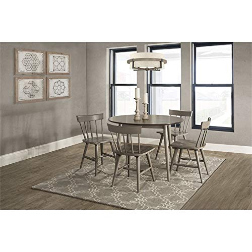 Hillsdale Furniture Hillsdale Mayson Spindle Back, Set of 2 Dining Chair Gray