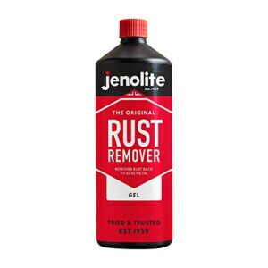 jenolite original rust remover naval jelly - rust treatment - removes rust back to bare metal - 34 oz (1 litre)