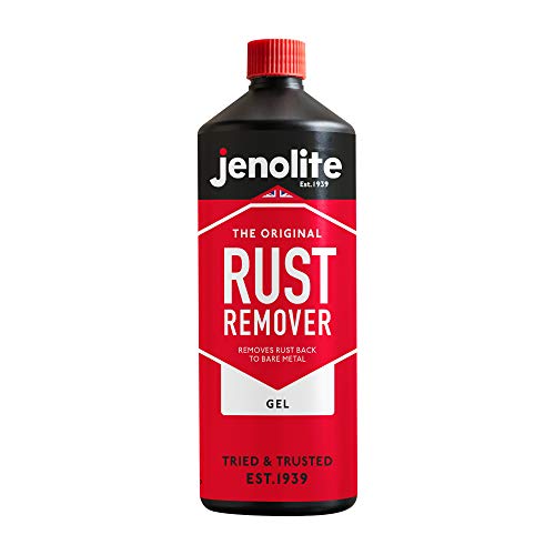 JENOLITE Original Rust Remover Naval Jelly - Rust Treatment - Removes Rust Back to Bare Metal - 34 oz (1 Litre)