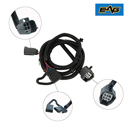 EAG 67 inch Trailer Hitch Wiring Harness Kit Single Fit for 07-18 Wrangler JK