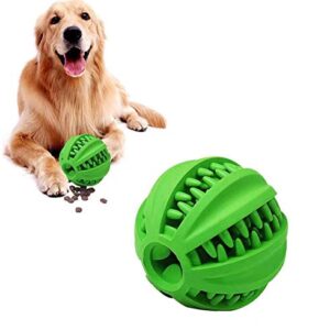 Dog IQ Ball Toy - Interactive Dog Enrichment, Mental Stimulation Treat Embedding Rubber Ball Reduce Boredom (3 inches)