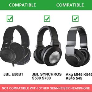 E50BT S500 Earpads - defean Replacement Ear Cushion Ear Pads Compatible with JBL SYNCHROS E50BT E50 S500 S700 Wireless Headphones (Black)