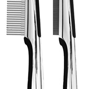 Resco Premium Rotating Pin and Flea Comb Set