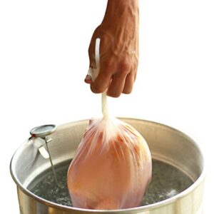 Poultry Shrink Bags - Clear 13" x 18" Chickens or Rabbits - w/zip ties included / 2.5 Mil/Freezer Safe Commercial Grade BPA BPS Free (50)