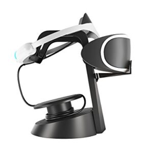 Skywin VR Stand - Headset Display Stand and Cable Organizer for All VR Glasses - HTC Vive, Playstation VR, and Oculus Rift
