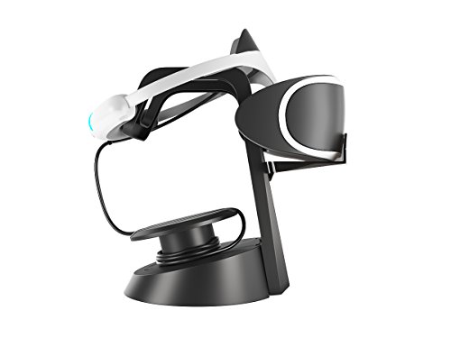 Skywin VR Stand - Headset Display Stand and Cable Organizer for All VR Glasses - HTC Vive, Playstation VR, and Oculus Rift
