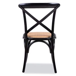 EdgeMod Cafton Crossback Chair in Black