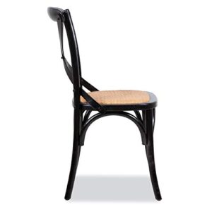 EdgeMod Cafton Crossback Chair in Black