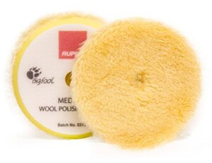 rupes bigfoot medium wool 3.5" - 90 mm orbital polishing pad