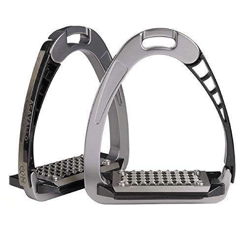 Acavallo Unisex's Titanium Arena Safety Stirrup, 12cm