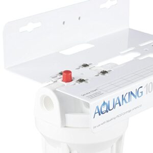 Aquaking 10 Single Cartridge Ice Machine Water Filtration System - 3 GPM - 25 Micron