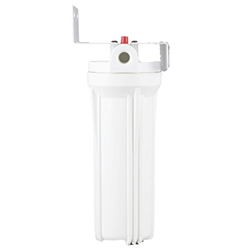 Aquaking 10 Single Cartridge Ice Machine Water Filtration System - 3 GPM - 25 Micron