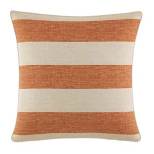 tommy bahama - throw pillow, cotton bedding with envelope closure, home decor for bed or couch (palmiers orange, 18" x 18")