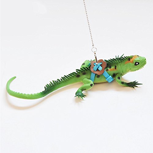 RZRZOO Adjustable Reptile Lizard Harness Leash Multi Color Light Soft Fashion Pet Small Animal，Random Color