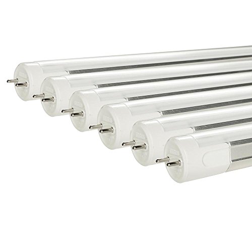 Four Bros Lighting HB6-T8/LED 6 Lamp/Bulb LED High Bay Light Fixture, 400W Equivalent, 5000K (Daylight), Indoor Shop Warehouse Industrial Commercial Grade DLC Premium and UL Listed LED Bulbs Included
