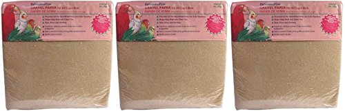 Penn Plax (3 Pack) Gravel Paper for Bird Cages, 11" x 17" (7 Sheets Per Pack / 21 Sheets Total)