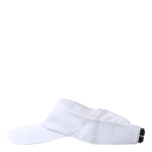 BUFF Unisex Child One Size Visor R-Solid White, One Size