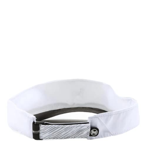 BUFF Unisex Child One Size Visor R-Solid White, One Size