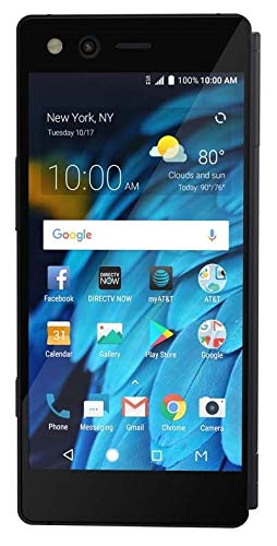 ZTE Axon M Z999 Unlocked GSM Smartphone w/ 20MP Camera and Foldable Dual Screens (for Multi-Tasking) - Carbon Black