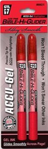 accu-gel bible hi-glider (2-pack) (red)