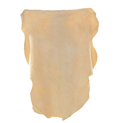 Natural Chamois Cloth for Car Drying Leather Drying Towel Natural Shammy Towel Real Leather Washing Cloth Cleaning Towel Car Wipes - 35'' x 23.6'' Chamois Car Wash Cloth Accessory