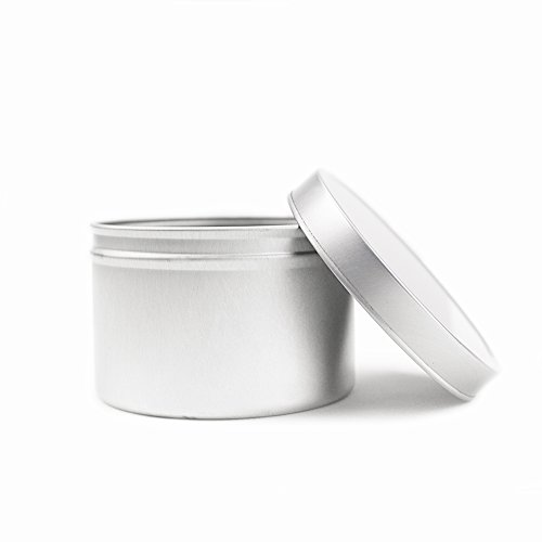 EricX Light Candle Tin 24 Piece, 8 oz, for Candle Making