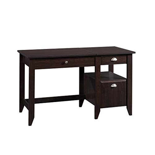 Sauder Shoal Creek Lift Top Desk, Jamocha Wood finish