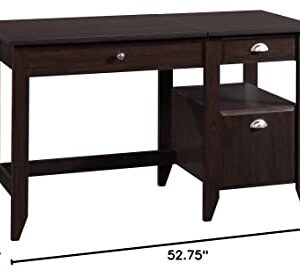 Sauder Shoal Creek Lift Top Desk, Jamocha Wood finish