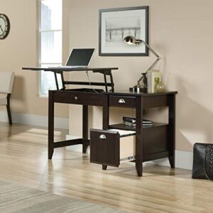 Sauder Shoal Creek Lift Top Desk, Jamocha Wood finish