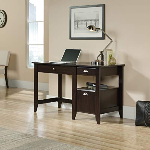 Sauder Shoal Creek Lift Top Desk, Jamocha Wood finish