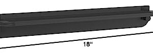 Better Living Products 11680 GLIDE Shower Shelf, Black