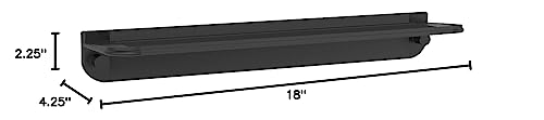 Better Living Products 11680 GLIDE Shower Shelf, Black