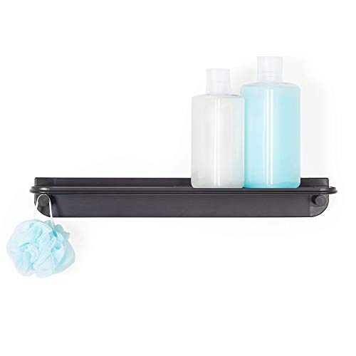 Better Living Products 11680 GLIDE Shower Shelf, Black