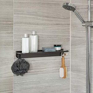 Better Living Products 11680 GLIDE Shower Shelf, Black