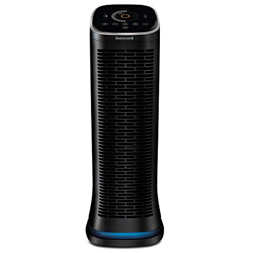 Honeywell HFD360 Air Genius 6 Air Purifier with Bluetooth, Permanent, Washable Filter, Large Rooms (260 sq. ft.), Black