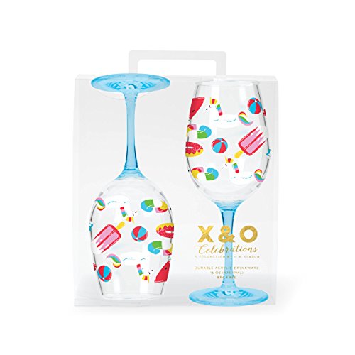 X&O Paper Goods QWG-20876 Double Wine, Float