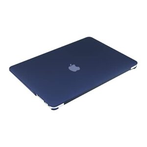 MOSISO Compatible with MacBook Air 13 inch Case Old Version 2010-2017 Release (Models: A1466 & A1369), Plastic Hard Shell Case & Keyboard Cover Skin, Navy Blue