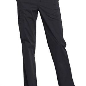 Scrubs for Women Workwear Professionals Stretch Drawstring Pant, Soft Stretch WW160, M, Black