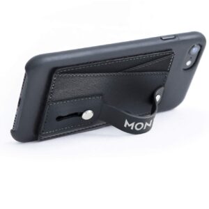 MONET Slim Wallet with Expanding Stand and Grip for Smartphones - Black Night