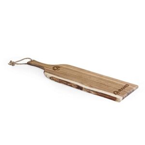 PICNIC TIME NFL Los Angeles Rams Artisan 24" Acacia Charcuterie Board with Raw Wood Edge - Cheese Board - Serving Platter