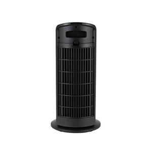 Bionaire Germ-Reducing UV Mini Tower Air Purifier with Permanent Filter, Black