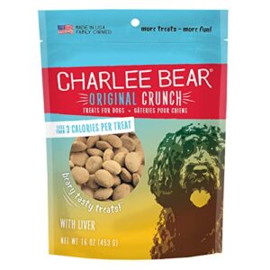 charlee bear dog treats with liver (4 pack) 16 oz each