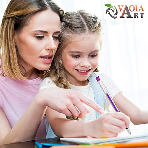 VaOlA ART Color Gel Pens - Gel Pens for Kids - Coloring Pens - Gel Pens Set - Pen Sets for Girls - Spirograph Pens - Pen Art Set - Artist Gel Pens - Sparkle Pens for Kids - 36 Gel Pens - Arts Pens