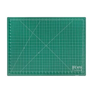 Breman Precision Self Healing Cutting Mat 18x24 Inch - Rotary Cutting Mats for Crafts - Great Craft Cutting Board for Crafting & Quilting - 2 Sided 5 Ply PVC Self Healing Mat - 18x24 Craft Cutting Mat