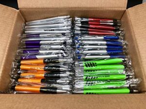 impex pens: 5lb box of new pens - random assortment of body's and colors - individually wrapped and safe (new factory direct bulk lot 200-250pcs)
