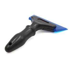 uxcell Blue Car Window Glass Tint Tool Vinyl Film Squeegee Razor Scraper with Handle