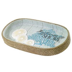 Avanti Linens - Vanity Tray, Countertop Organizer, Coastal Inspired Home Decor (Beachcomber Collection)